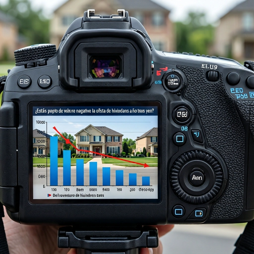 ¿Está a punto de volverse negativa la oferta de viviendas año tras año?