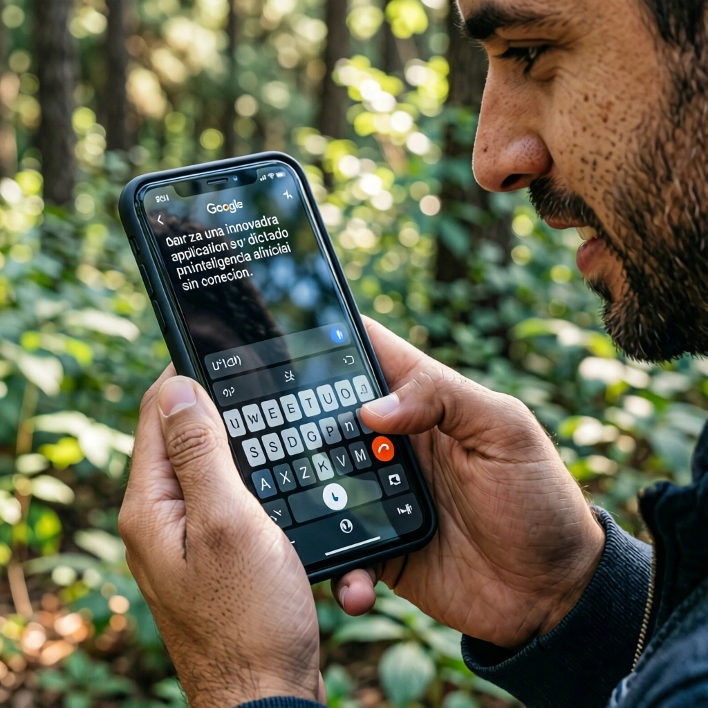 Google lanza una innovadora aplicación de dictado por inteligencia artificial sin conexión